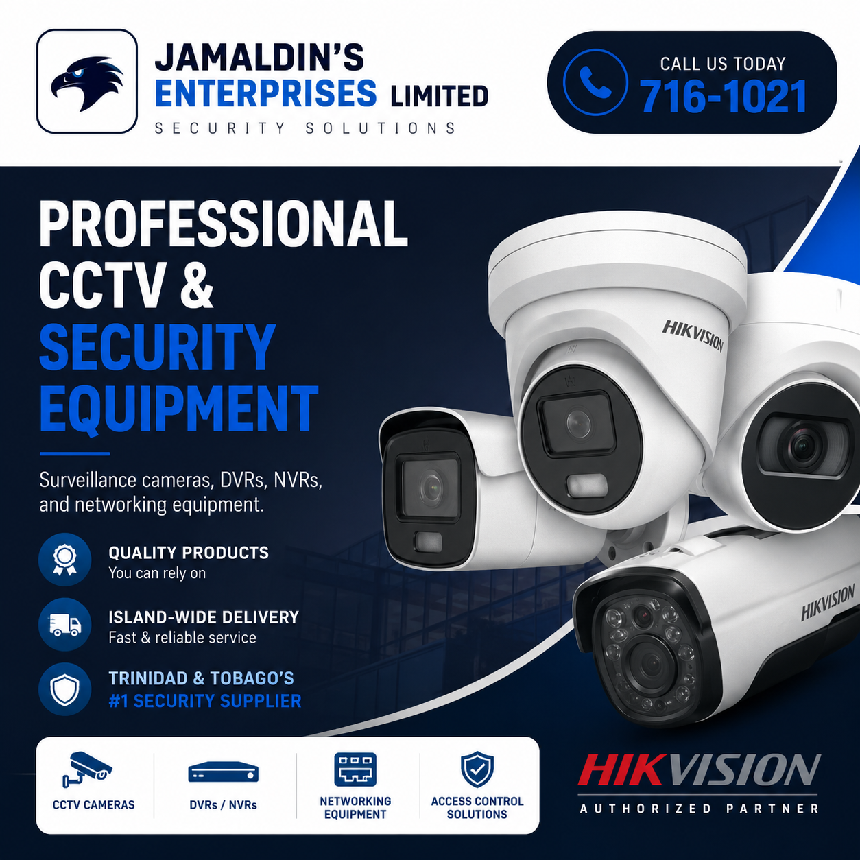 Jamaldin's Enterprises Ltd advertisement